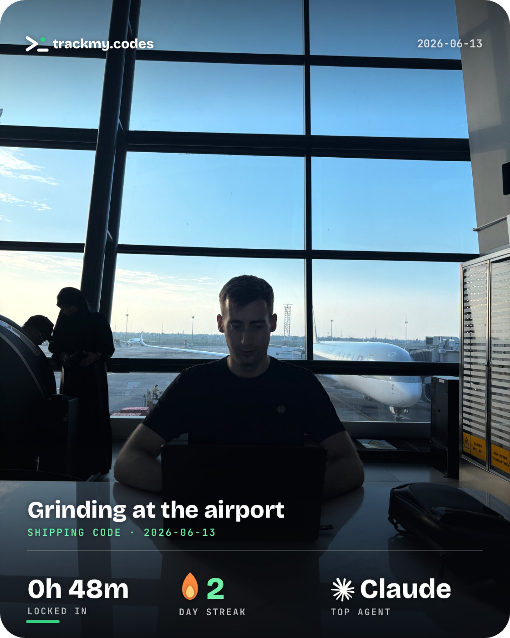 trackmy.codes share card posted by TravelingTice